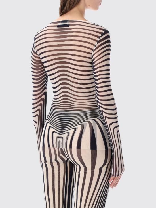 26SS 장 폴 고티에 긴팔 티셔츠 TO446M019P 0359 Multicolor - JEAN PAUL GAULTIER