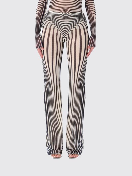 26SS 장 폴 고티에 스트레이트 팬츠 TR067M019P 0359 Multicolor