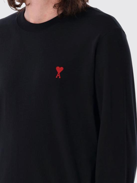 26SS 아미 반팔 티셔츠 BFUTS235724 001 Black - AMI