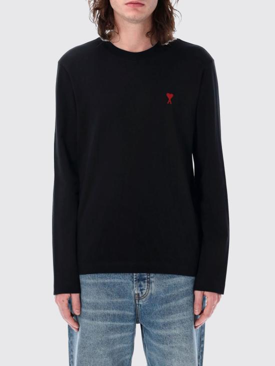 26SS 아미 반팔 티셔츠 BFUTS235724 001 Black