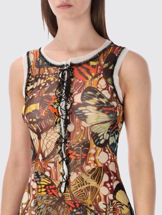 26SS 장 폴 고티에 롱 원피스 DR133M020P 1090 Yellow - JEAN PAUL GAULTIER