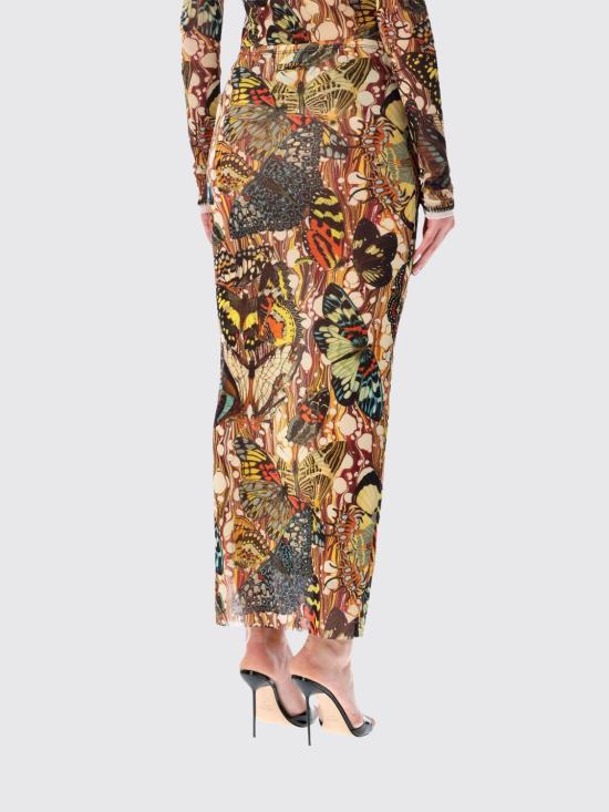 26SS 장 폴 고티에 롱 스커트 SK041M020P 1090 Yellow - JEAN PAUL GAULTIER