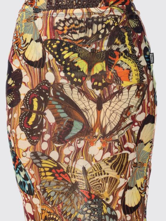 26SS 장 폴 고티에 롱 스커트 SK041M020P 1090 Yellow - JEAN PAUL GAULTIER