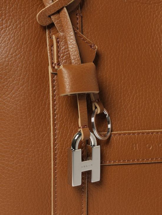 26SS 호간 토트백 KBW01WA0200UZU 7E23 Brown - HOGAN