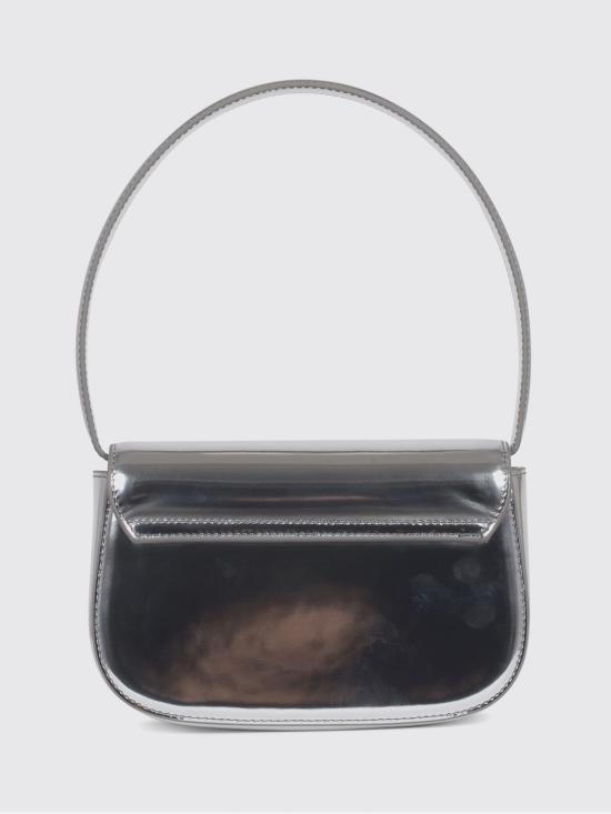 26SS 디젤 1DR 숄더백 인 미러드 레더 X08396PS202 H0535 Silver - DIESEL