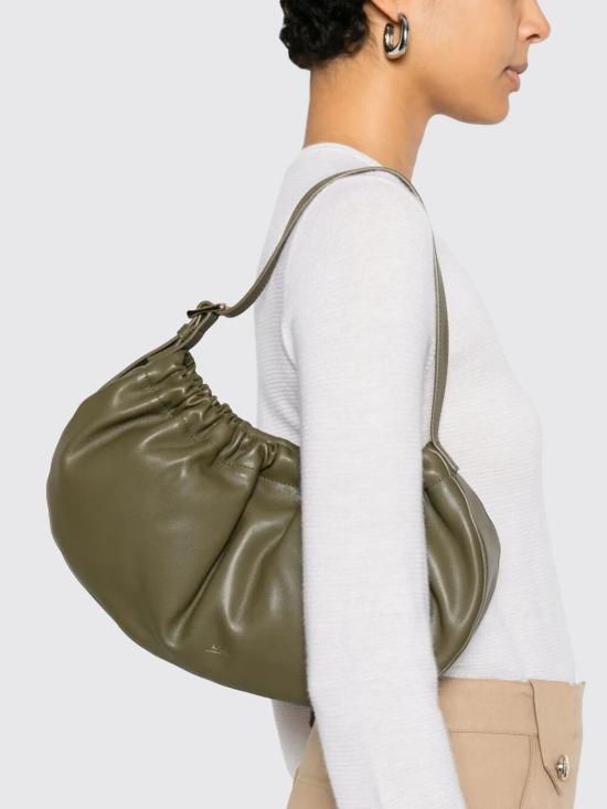 26SS 아페쎄 니논 후프 숄더백 PUAATF67049 JAC Green - A.P.C.