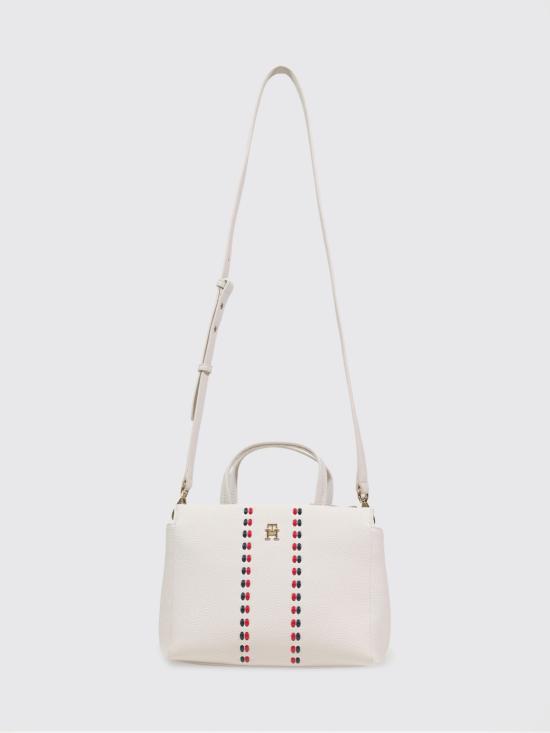 26SS 타미힐피거 토트백 AW0AW18154 AEO Cream - TOMMY HILFIGER