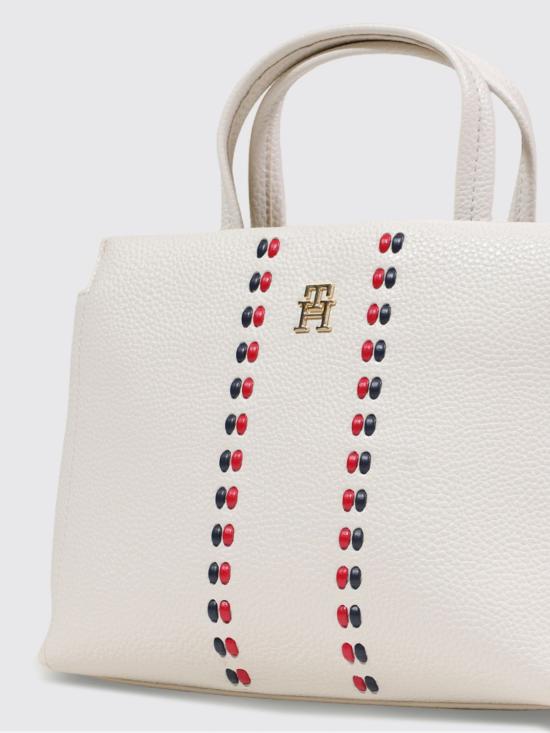 26SS 타미힐피거 토트백 AW0AW18154 AEO Cream - TOMMY HILFIGER