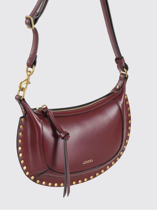 26SS 이자벨마랑 오스칸 문 백 PP0003FAA1C01M 80BY Burgundy - ISABEL MARANT