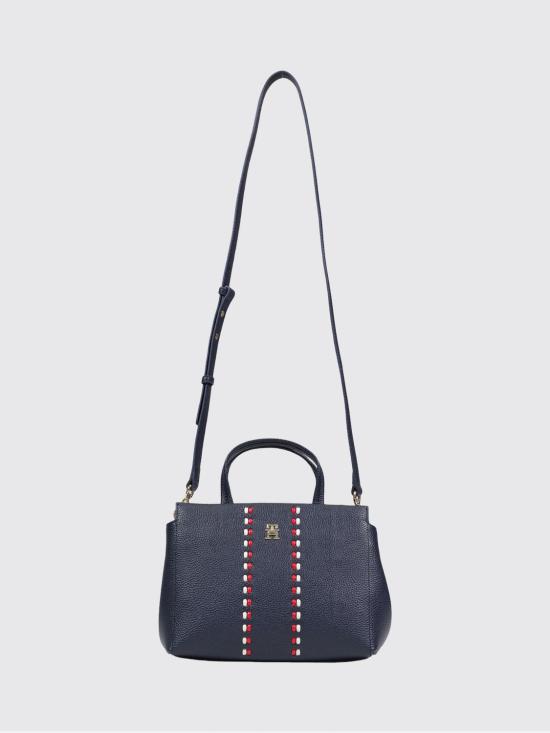 26SS 타미힐피거 토트백 AW0AW18154 DW6 Blue - TOMMY HILFIGER