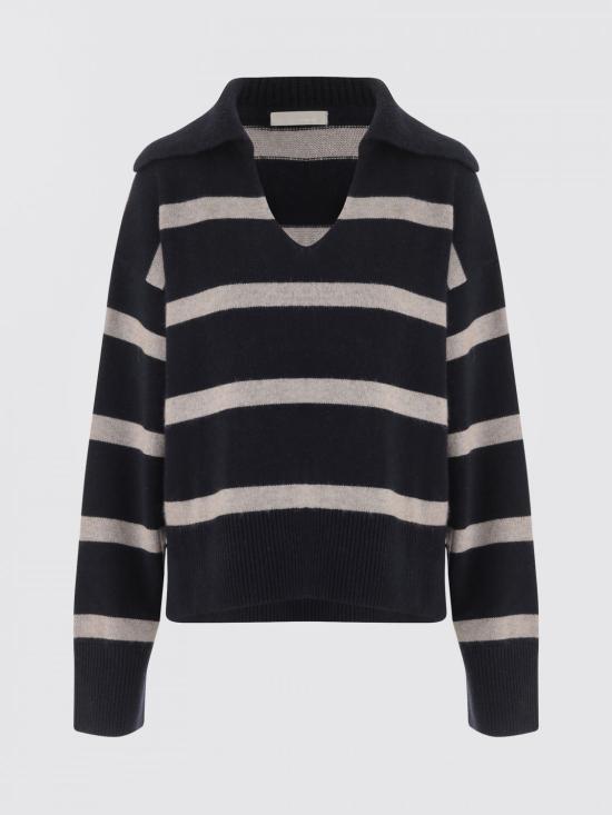 26SS 얼루드 폴로 티셔츠 26217023 1446 Black - ALLUDE