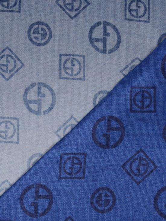 26SS 조르지오 아르마니 머플러/스카프 GM002988TE21481 FB055 Blue - GIORGIO ARMANI