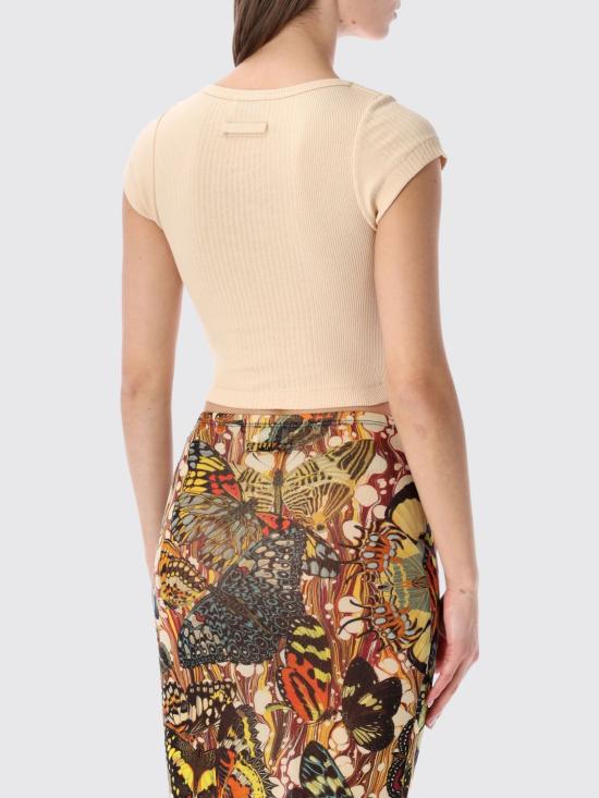 26SS 장 폴 고티에 반팔 티셔츠 TO429J014 63 Nude - JEAN PAUL GAULTIER