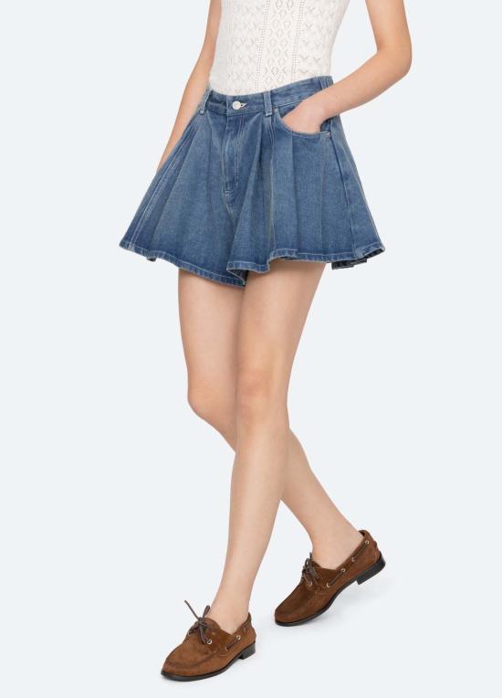  씨뉴욕 데님 숏팬츠 씨 니 스타시아 반바지 - SEA NY