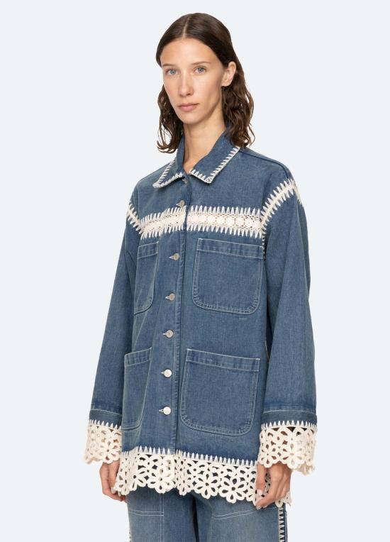  씨뉴욕 데님 자켓 씨 니 스타시아 재킷 - SEA NY