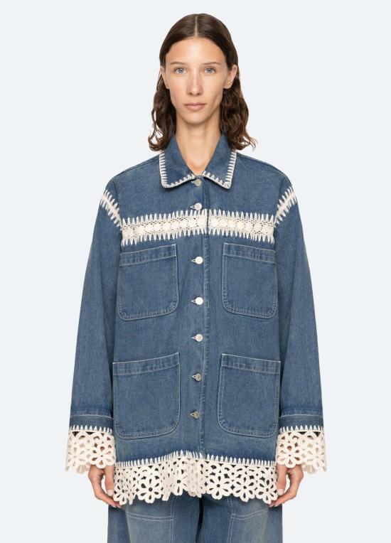  씨뉴욕 데님 자켓 씨 니 스타시아 재킷 - SEA NY