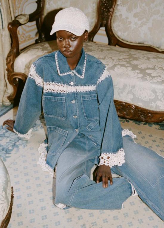  씨뉴욕 데님 자켓 씨 니 스타시아 재킷