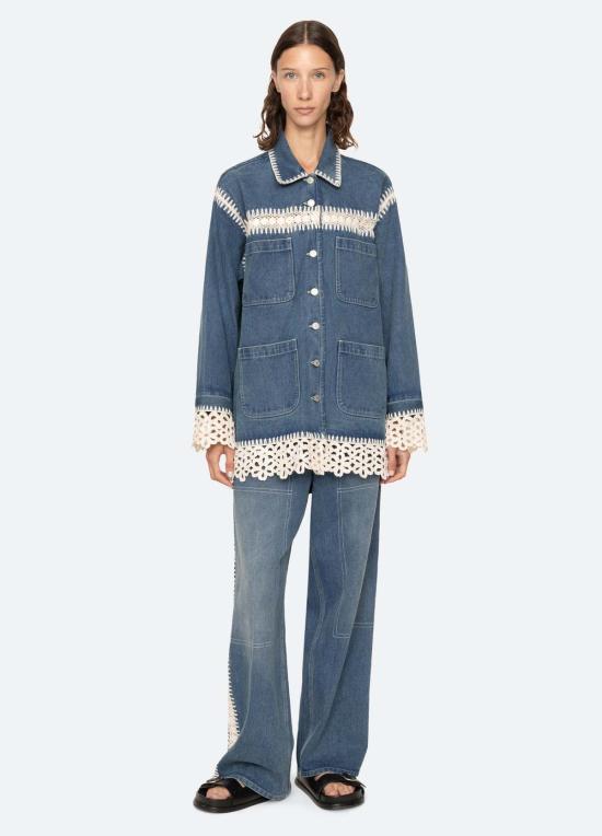  씨뉴욕 데님 자켓 씨 니 스타시아 재킷 - SEA NY