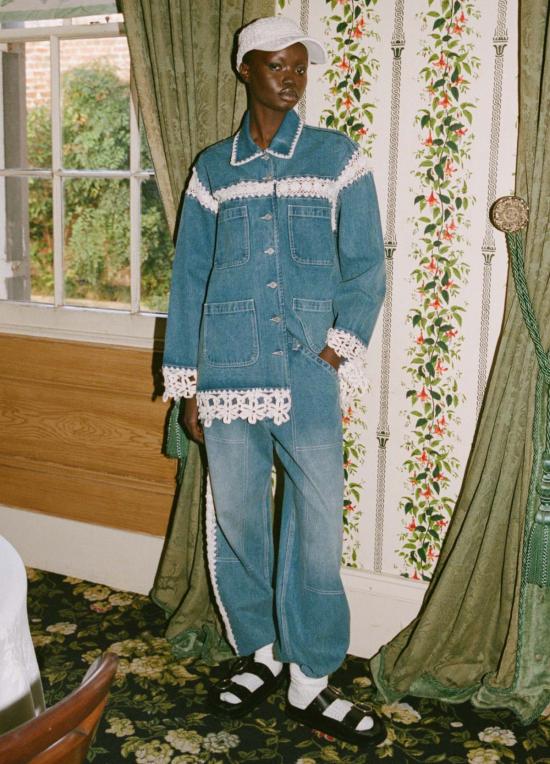  씨뉴욕 데님 팬츠 씨 니 스타시아 진스 블루