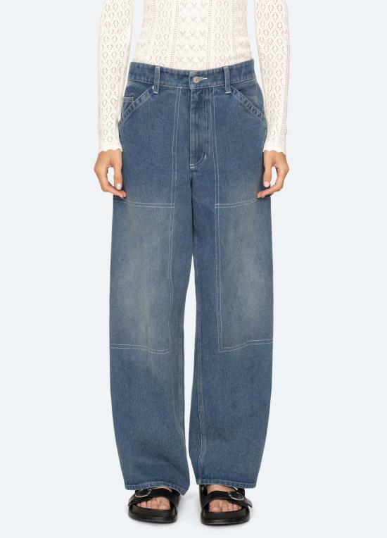  씨뉴욕 데님 팬츠 씨 니 스타시아 진스 블루 - SEA NY