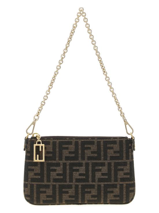 25FW 펜디 클러치/파우치 8BS073AD23F1GE3 BROWN DOM