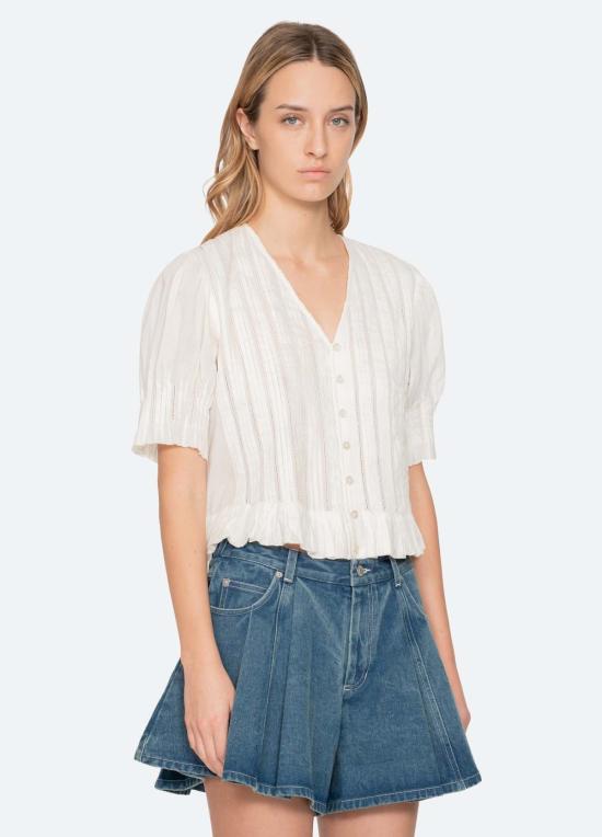  씨뉴욕 블라우스 바다 니 알베르테 탑 - SEA NY