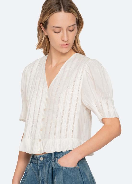  씨뉴욕 블라우스 바다 니 알베르테 탑 - SEA NY