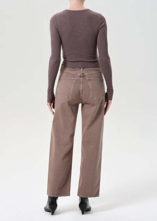  에이골디 데님 팬츠 아골드 렌 진 하이라이즈 와이드 레그 진 - AGOLDE