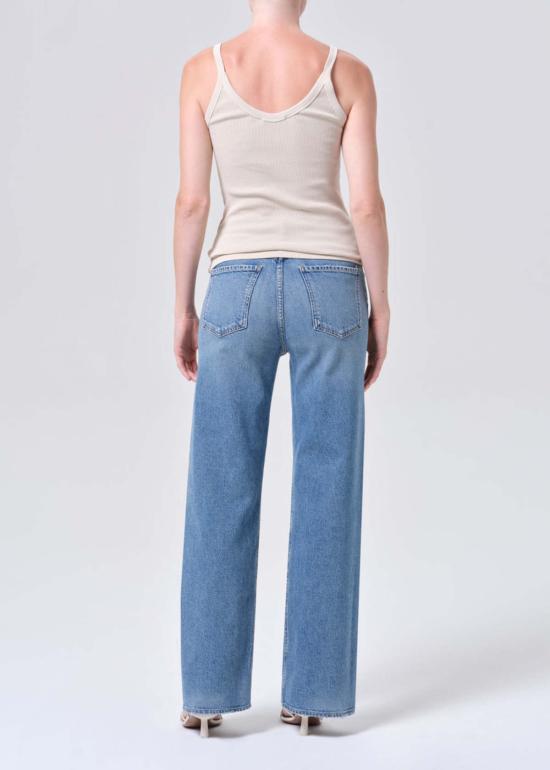  에이골디 데님 팬츠 아골드 렌 진 하이라이즈 와이드 레그 진 사이즈 측정 - AGOLDE