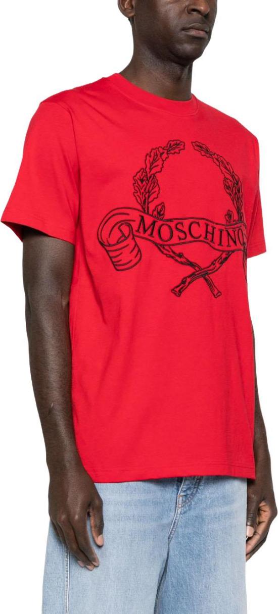 26SS 모스키노 반팔 티셔츠 A072202411115 RED - MOSCHINO