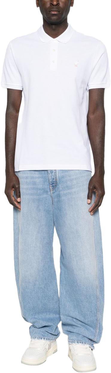 26SS 모스키노 폴로 티셔츠 A160502421001 WHITE - MOSCHINO