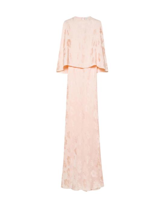  포르테포르테 롱 원피스 포르테 포르테 부케 자카드 바이어스 드레스 (케이프 피오니아 포함)