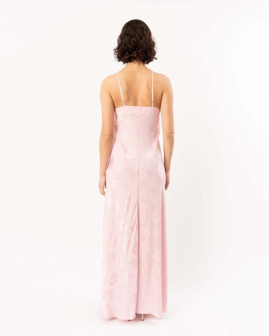  포르테포르테 롱 원피스 포르테 포르테 부케 자카드 바이어스 드레스 (케이프 피오니아 포함) - FORTE FORTE