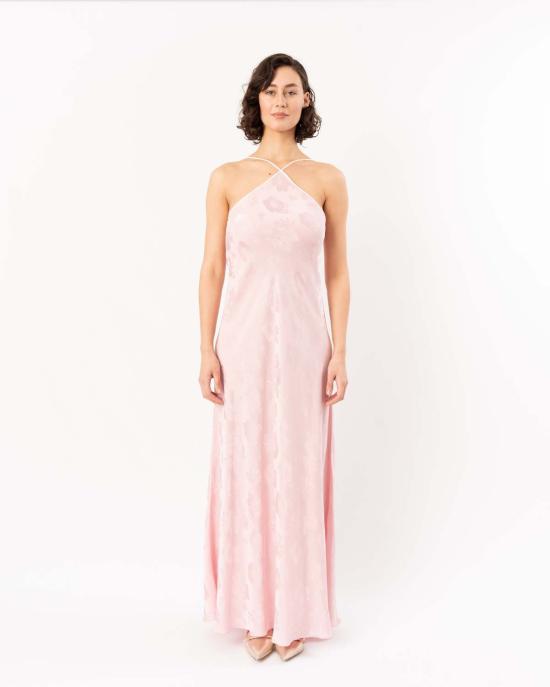  포르테포르테 롱 원피스 포르테 포르테 부케 자카드 바이어스 드레스 (케이프 피오니아 포함) - FORTE FORTE