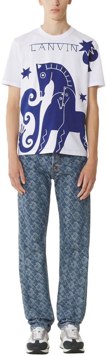 26SS 랑방 반팔 티셔츠 RMTS0016J314P2601 WHITE - LANVIN