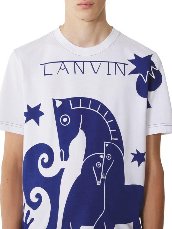 26SS 랑방 반팔 티셔츠 RMTS0016J314P2601 WHITE - LANVIN