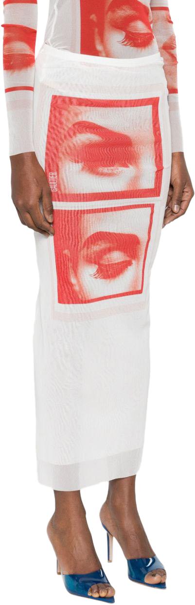 26SS 장 폴 고티에 미디 스커트 SK042M021P013014 DIVERS - JEAN PAUL GAULTIER