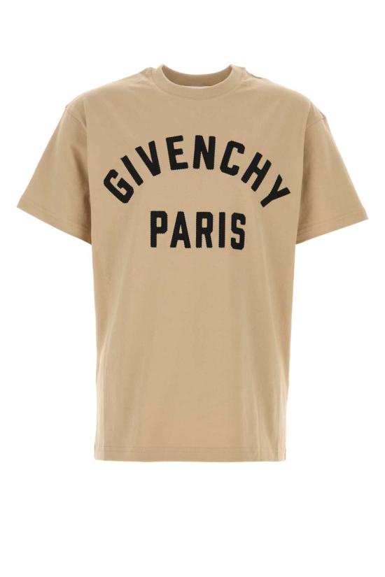 26SS 지방시 반팔 티셔츠 BM71NK3YRS 255 Beige o Tan