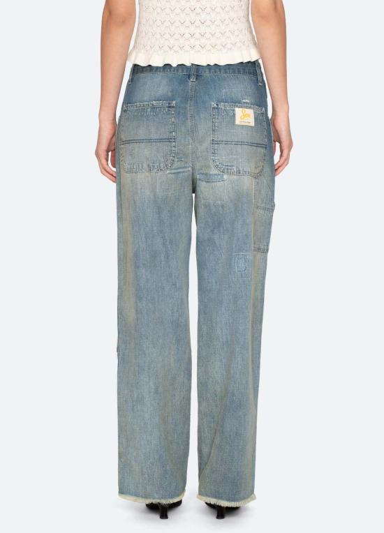  씨뉴욕 데님 팬츠 씨 니 클레어라 진스 블루 - SEA NY