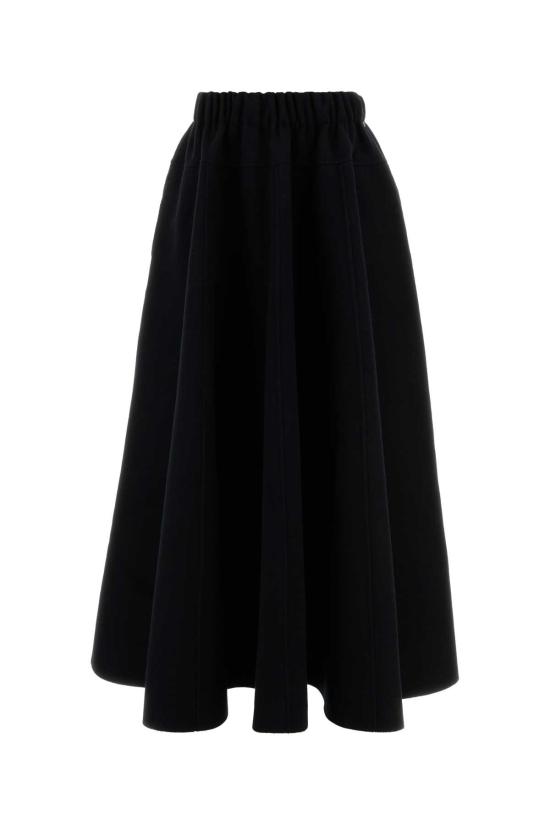 25FW 익스트림캐시미어 롱 스커트 44317402TU08 RAVEN Black