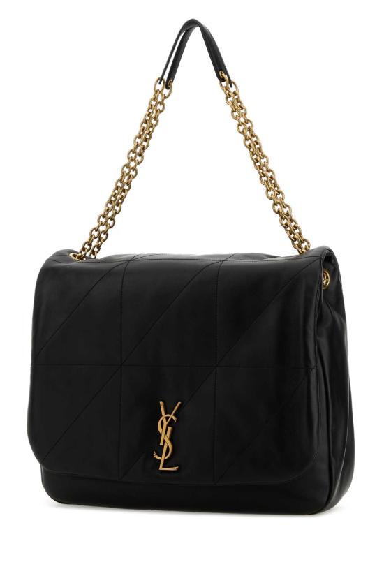 26SS 생로랑 제이미 4.3 맥시 램스킨 805859AAB32 1000 Black - SAINT LAURENT