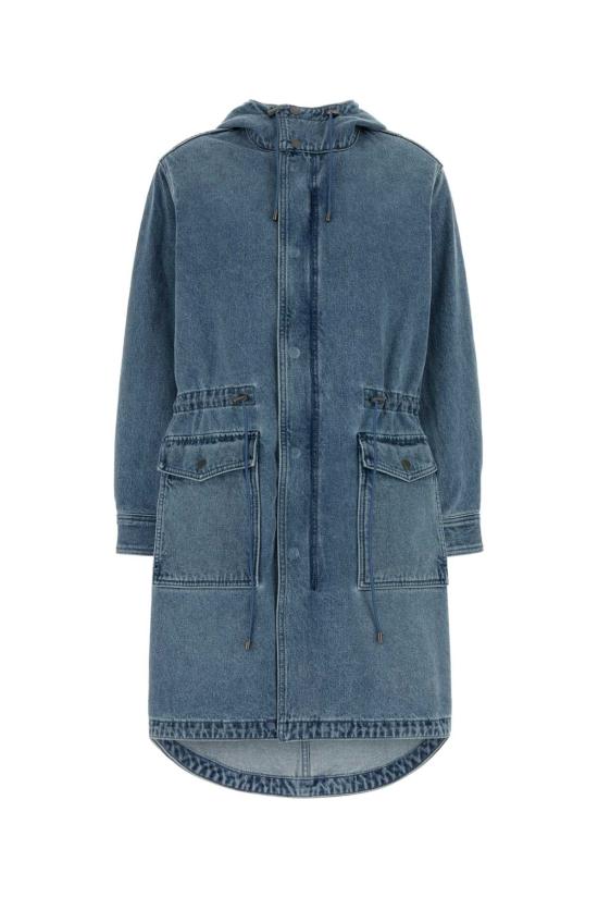 26SS 마이클 코어스 데님 자켓 MR620KQFAU HORIZONWASH Light Blue