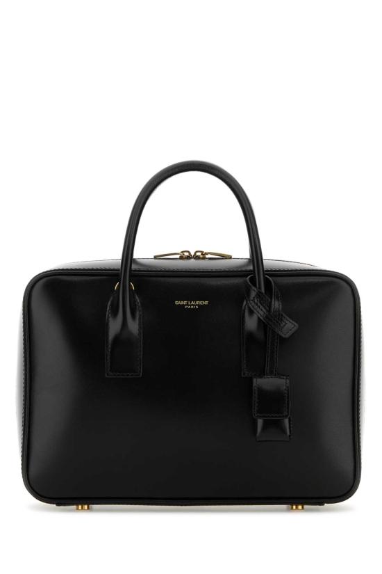 25FW 생로랑 삭 드 주르 바울레또 백 박스 생로랑 스몰 8408620SX0W 1000 Black