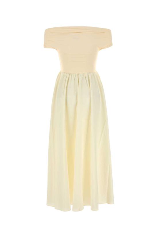 25SS 아모티 롱 원피스 DORADRESSLYCRA SAND Yellow - AMOTEA