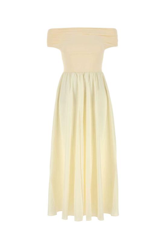 25SS 아모티 롱 원피스 DORADRESSLYCRA SAND Yellow