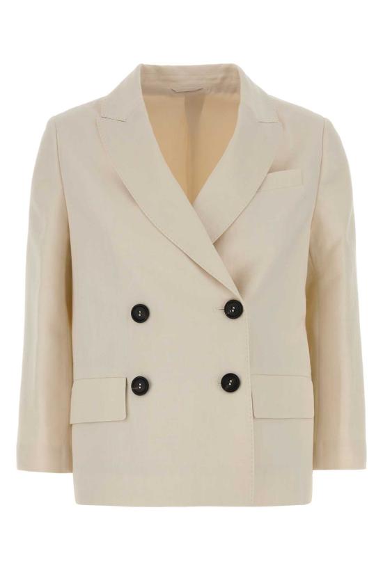 26SS 브루넬로 쿠치넬리 수트 자켓 MH1267621 C579 White