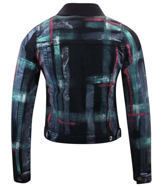  Madison Maison™ 자켓 매디슨 메종™ 코튼 바바라 슬림 진 재킷 블랙/그린 - OTHER BRANDS