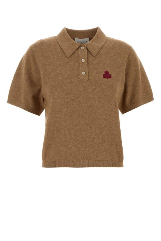 26SS 이자벨마랑에뚜왈 폴로 티셔츠 PU0849FAC1L17E CMGA Camel