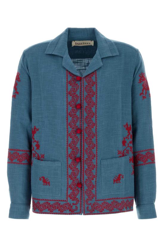 25SS 바지스트 긴팔 셔츠 TU96SH BLUE Light Blue