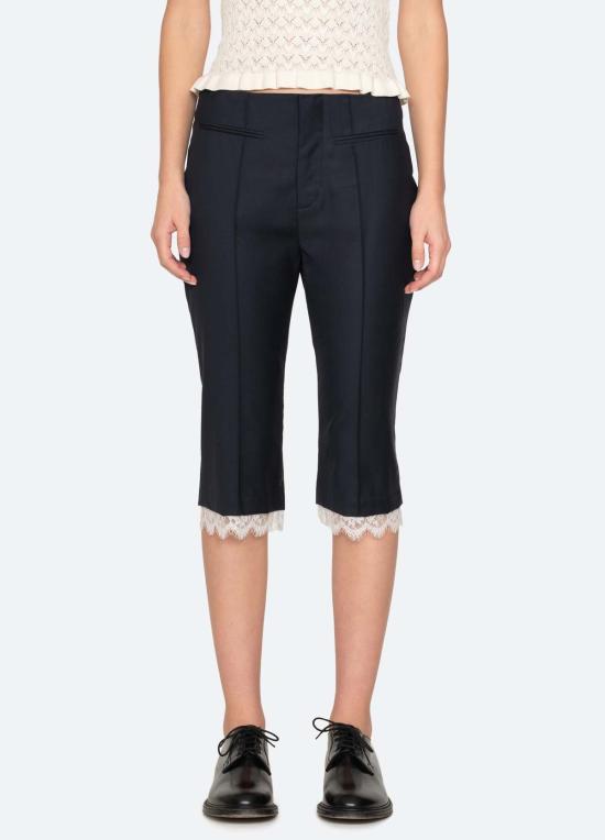  씨뉴욕 크롭 팬츠 Sea Ny Fiora 카프리 팬츠 네이비